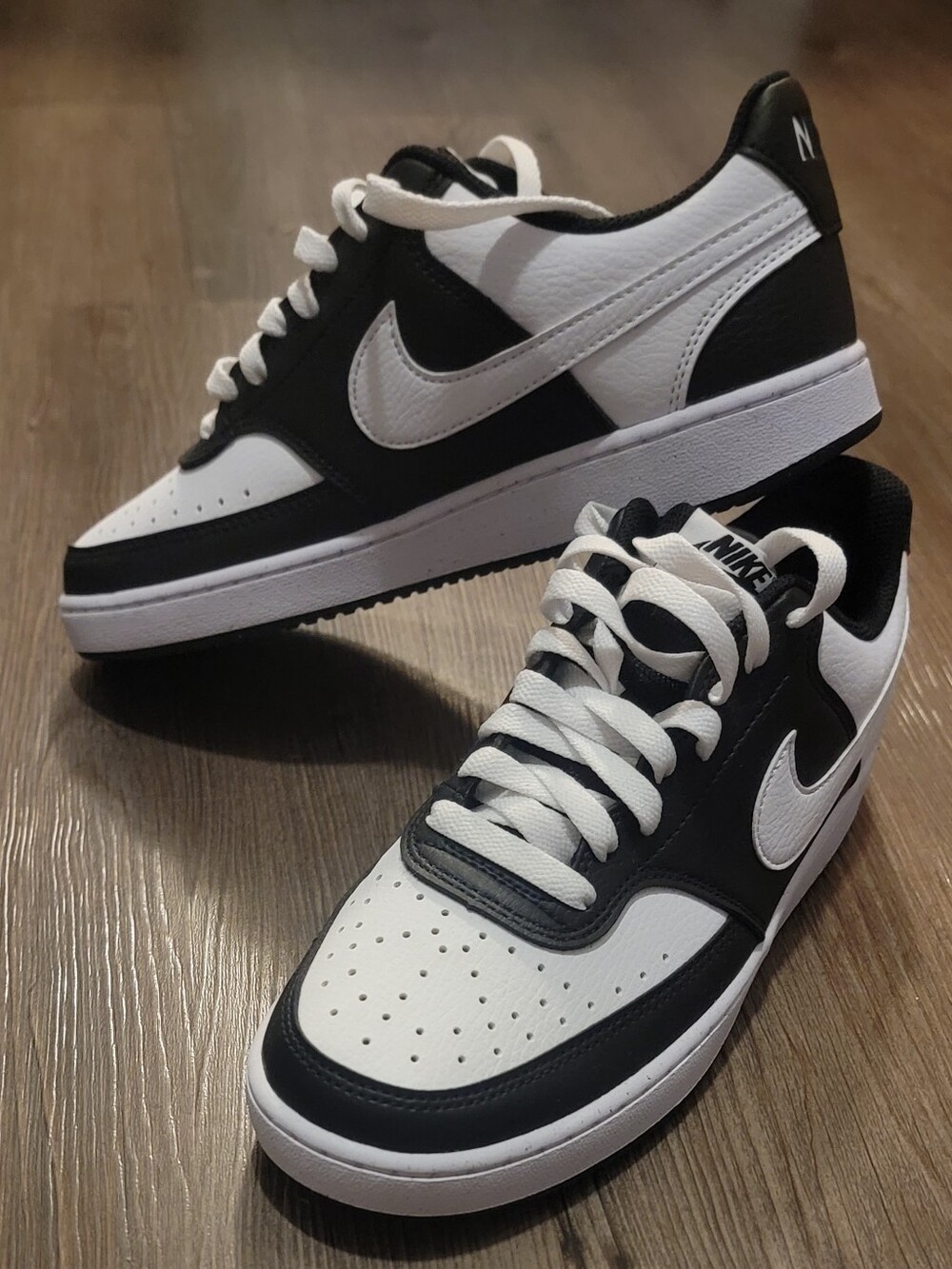 Nike Black and White Low-Top Sneakers